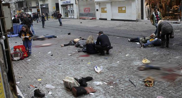 İstanbul İstiklal Caddesi intihar saldırısı 19 Mart 2016