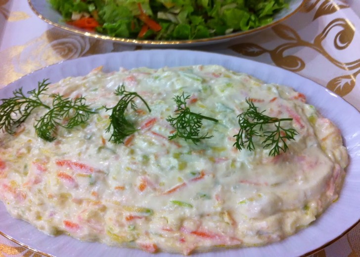 Yoğurtlu Kabak Salatası Tarifi 2