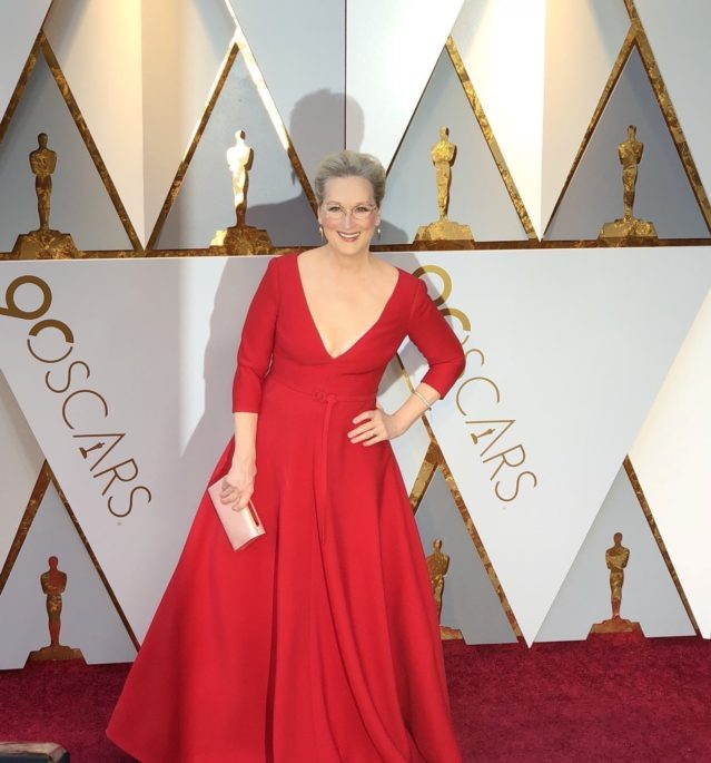 Meryl Streep Oscars 2018 Red Carpet